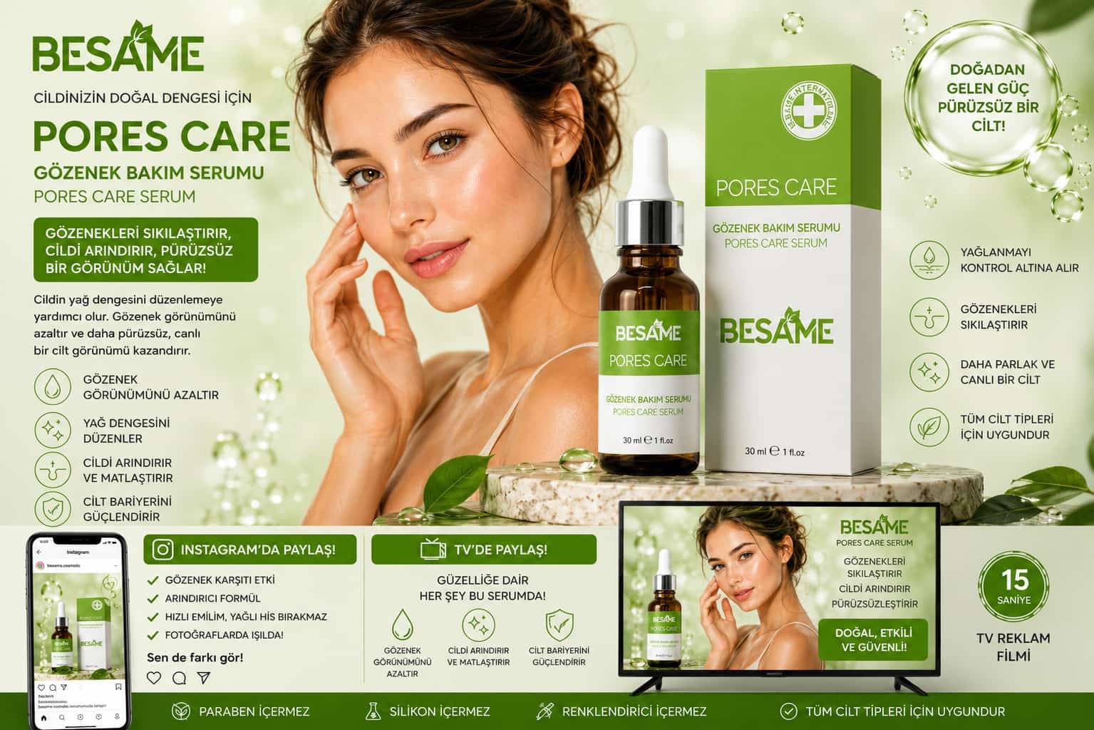 LISA BELLA / BESAME سرم منافذ
